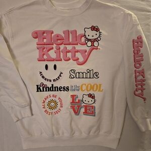 Hello Kitty White and Pink Sweatshirt